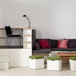 سرير واحد صغير الانسحاب