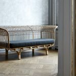 أريكة الخوص اليدوية