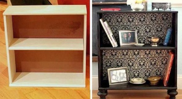 تحويل الرف القديم إلى قطعة أثاث مثيرة للاهتمام