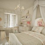 غرفة نوم أنيقة في أسلوب chebbi أنيقة