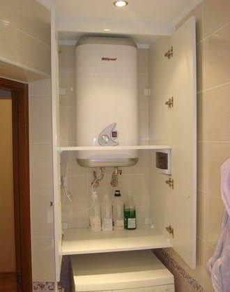 Kabinet untuk dandang di atas mesin basuh