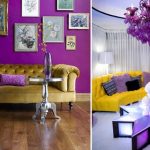 مزيج من مشرق الأرجواني والأصفر