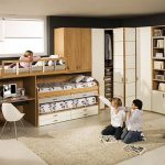 غرفة نوم لثلاثة أطفال