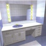 طاولة ماكياج الحمام