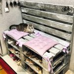 خزانة مريحة في القاعة