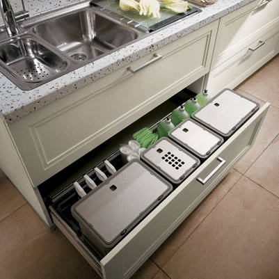 أدراج تحت المغسلة