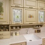 دكبج المطبخ باستخدام المناديل