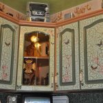 Decoupage مع craquelure