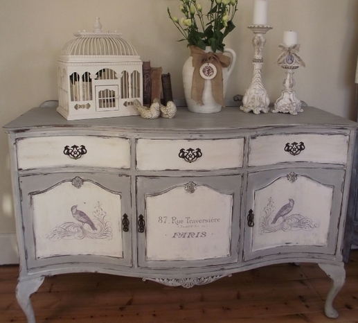 خزائن Decoupage بأسلوب بروفانس