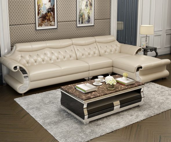 أريكة جلدية