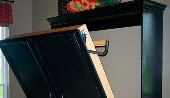 تحويل السرير الأسود