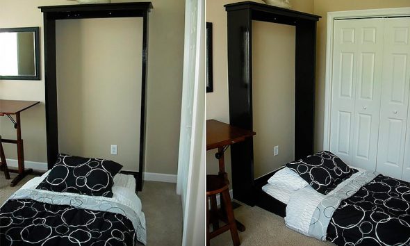 سرير قابلة للطي تفعل ذلك بنفسك