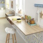 طاولة قابلة للطي للمطبخ