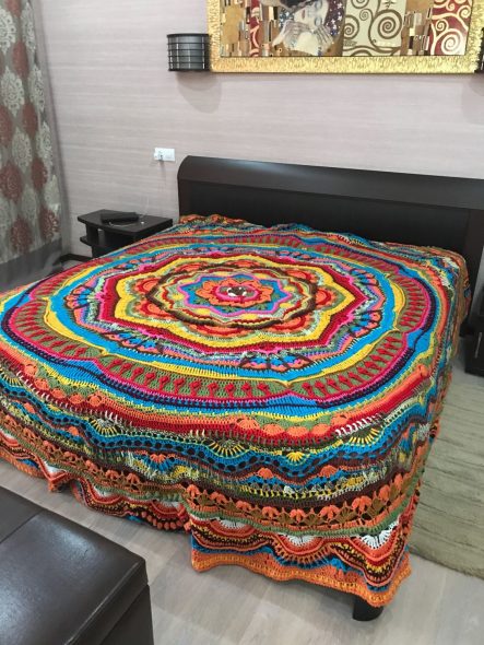 محبوك منقوشة ماندالا