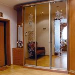 قاعة مدخل كبيرة مع خزانة ملابس زاوية في الداخل