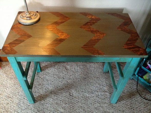 تلوين الجدول بنمط