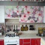 ديكور أعلى خزائن ملصقات الزهور