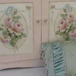 Decoupage خزانات الزهور