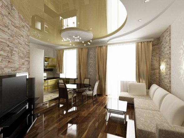 تصميم غير منتظم للغرفة