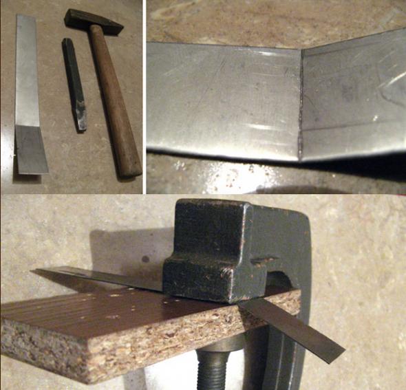 لتصنيع وقف يستخدم لوحة معدنية