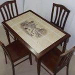 بلاط لتجديد طاولة المطبخ