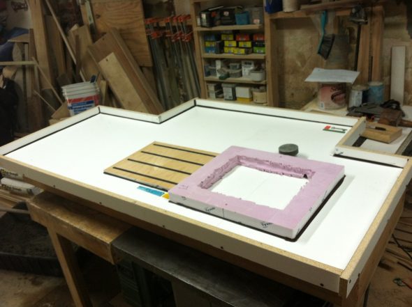 خلق صب الخرسانة