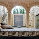 سرير سرير معلق على الطراز الشرقي