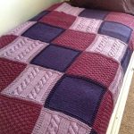 مع تغطية إبر الحياكة مع نمط قطري