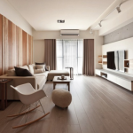 الشريط في الداخل من غرفة المعيشة