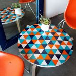 فيلم لاصق ذاتي لاستعادة الطاولة