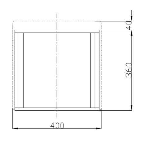 مخطط مفصل من البراز مبطن