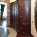 خزانة زاوية أنيقة للجدار الأصلي