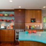 سطح عمل خرساني ملون