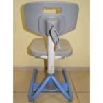 كرسي تحويل بلون رمادي