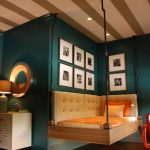 جدار الزاوية السرير