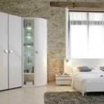 خزانة ملابس الزاوية لغرفة النوم في نمط دور علوي