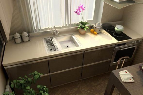 تصميم مطبخ صغير