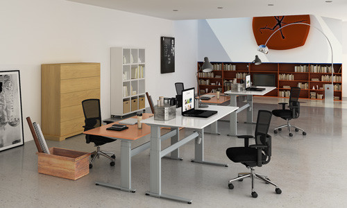 مكتب مريح للعمل الدائمة والجلوس