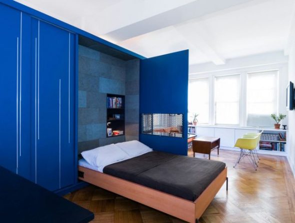 حل وظيفي لشقة بغرفة نوم واحدة