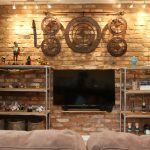 غرفة المعيشة على طراز لوفت تفعل ذلك بنفسك