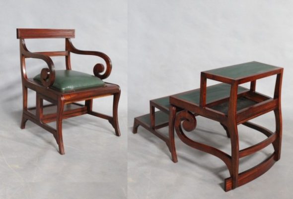 خطوة البراز الخشبي الجميل