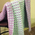 جميلة على الوجهين نمط منقوشة