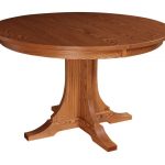 طاولة المطبخ المستديرة على ساق واحدة