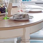 مائدة مستديرة للمطبخ من الخشب الخفيف