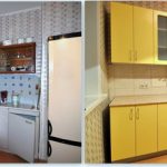 المطبخ بعد استبدال واجهات كونترتوب