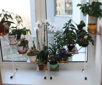 رف معدني للزهور على شكل تل