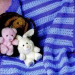 الأزرق والأزرق الطفل المفرش