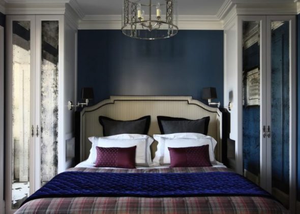 غرفة نوم فاخرة صغيرة