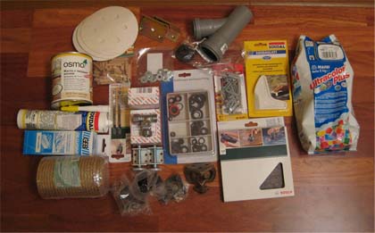 المواد المطلوبة