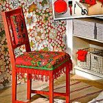 كرسي المفروشات Pavlovo Posad scarf